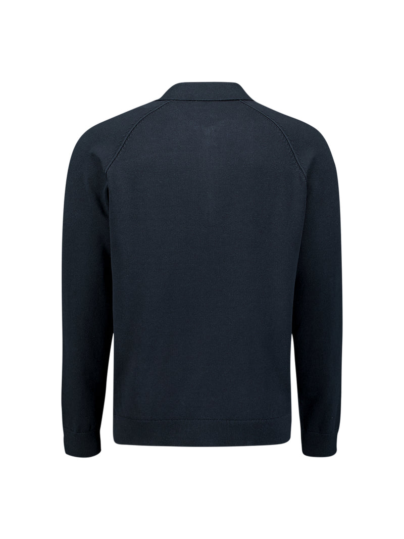 Half-zip polo jumper | Night