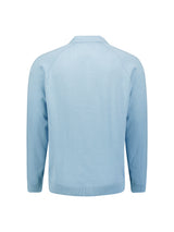 Half-zip polo jumper | Dusty Blue