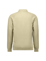 Half-zip polo jumper | Light Moss