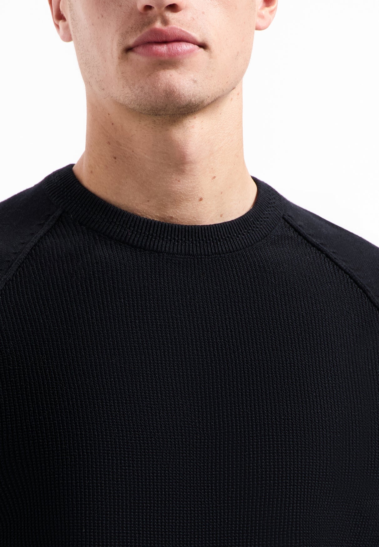Waffle jumper | Black