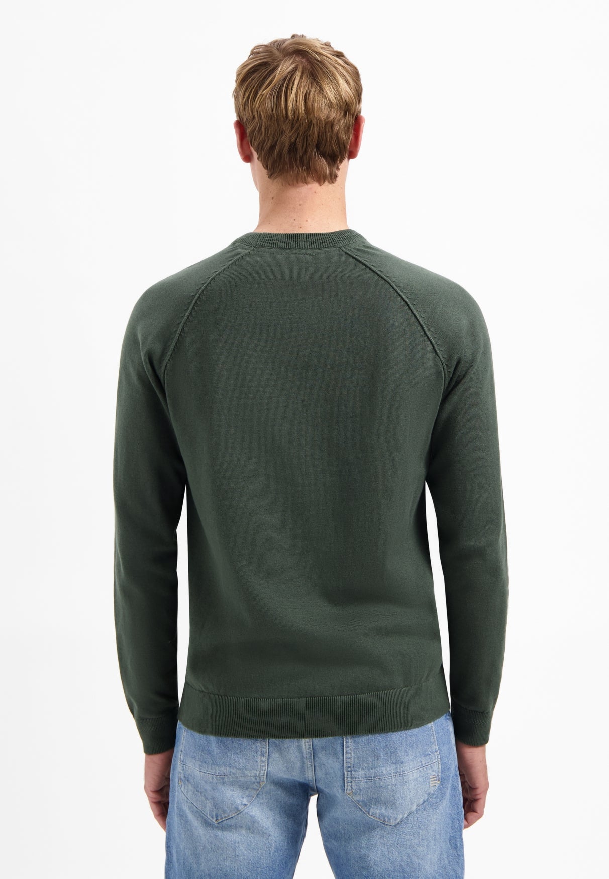Waffle jumper | Dark Green