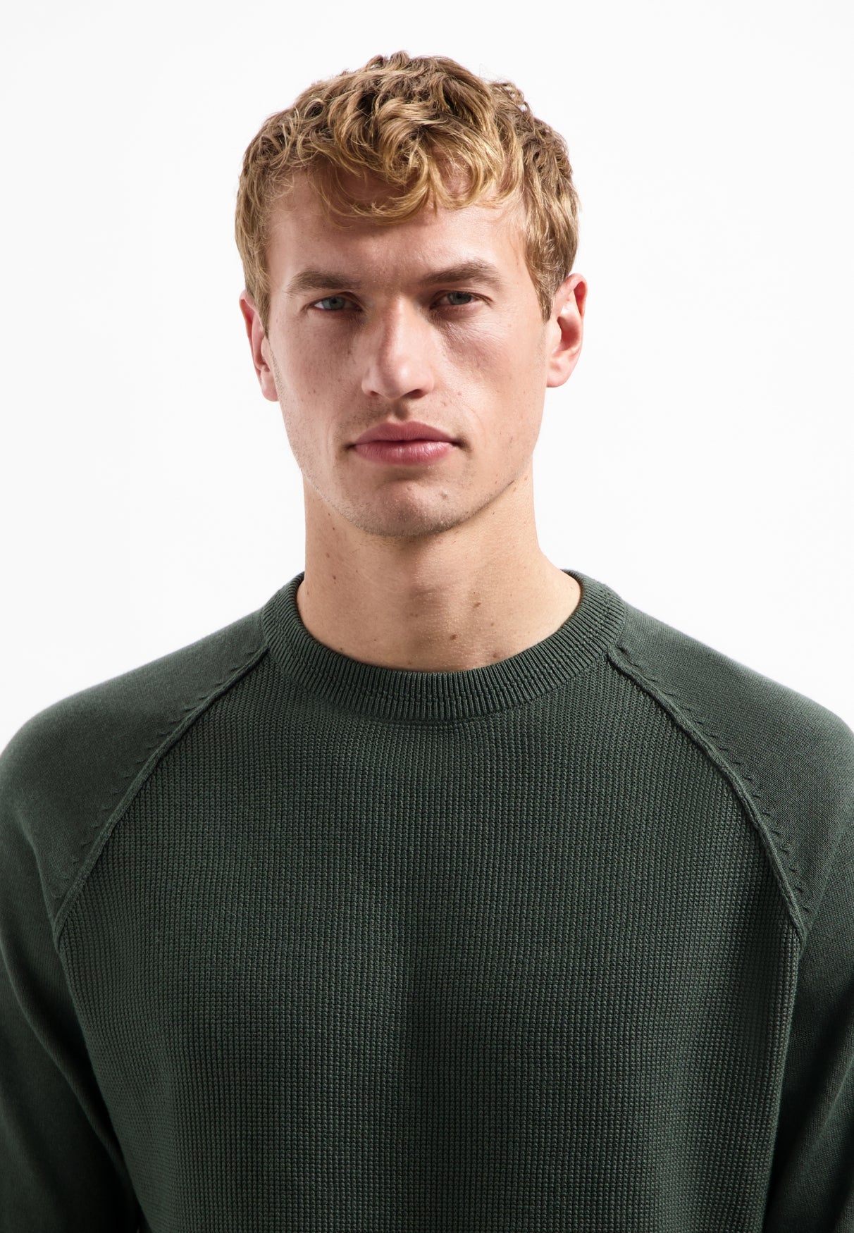 Waffle jumper | Dark Green
