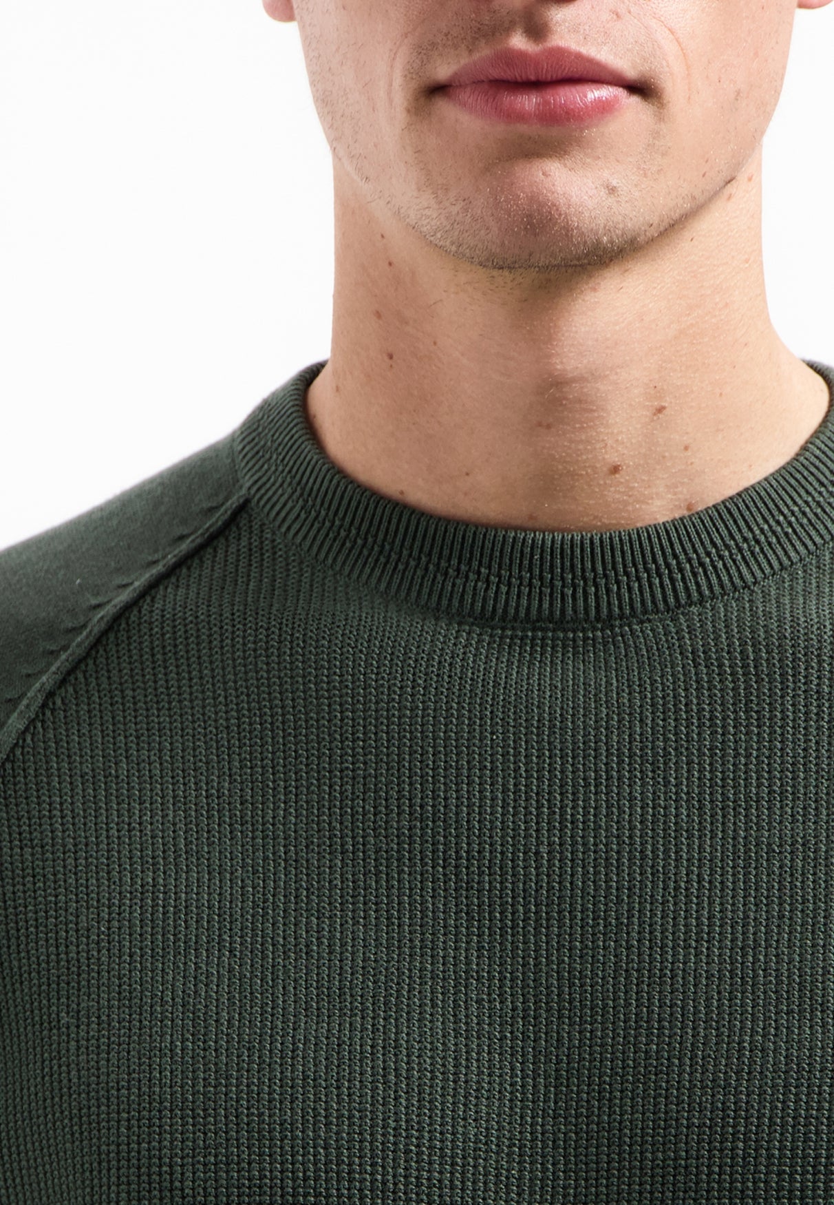 Waffle jumper | Dark Green