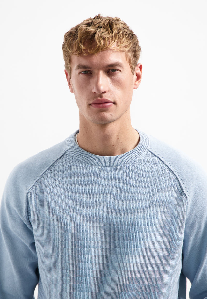 Waffle jumper | Dusty Blue