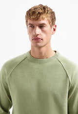 Waffle jumper | Light Moss