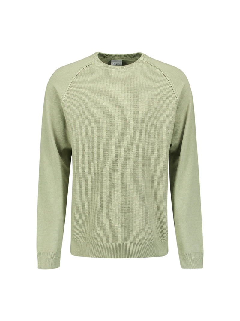 Waffle jumper | Light Moss