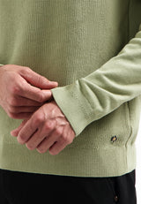 Waffle jumper | Light Moss
