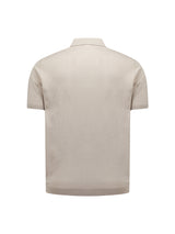 Knitted polo | Clay