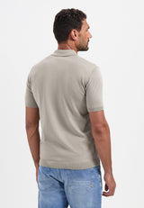 Knitted polo | Clay