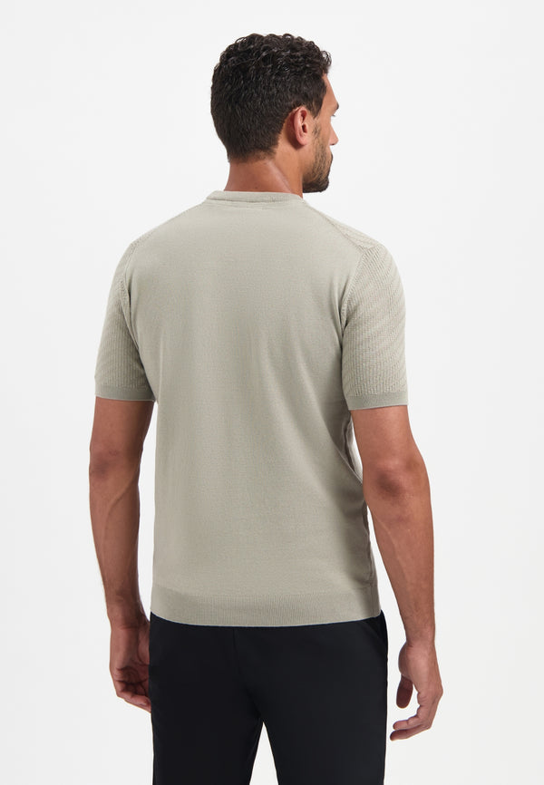 Knitted T-shirt | Clay