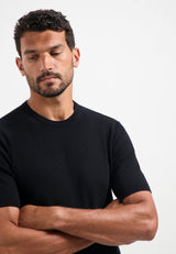 Knitted T-shirt | Black
