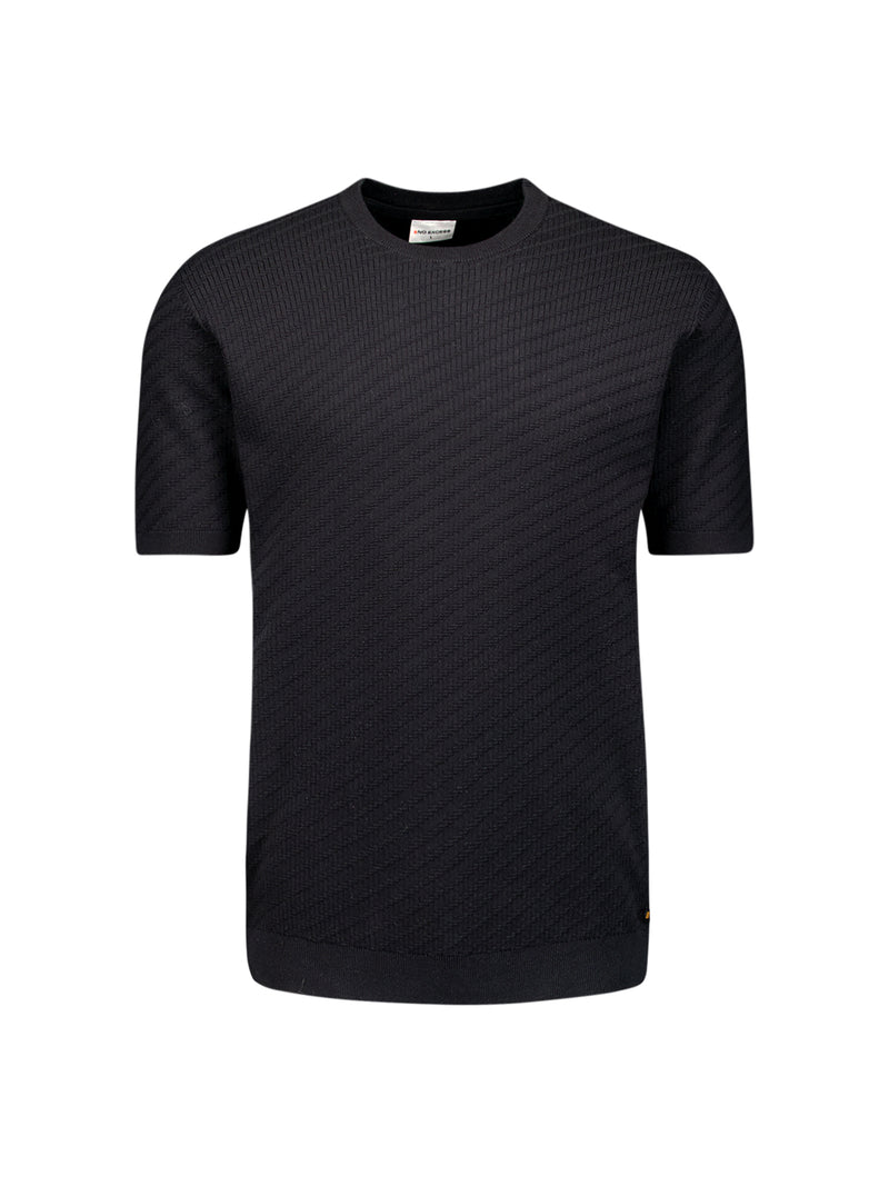 Knitted T-shirt | Black