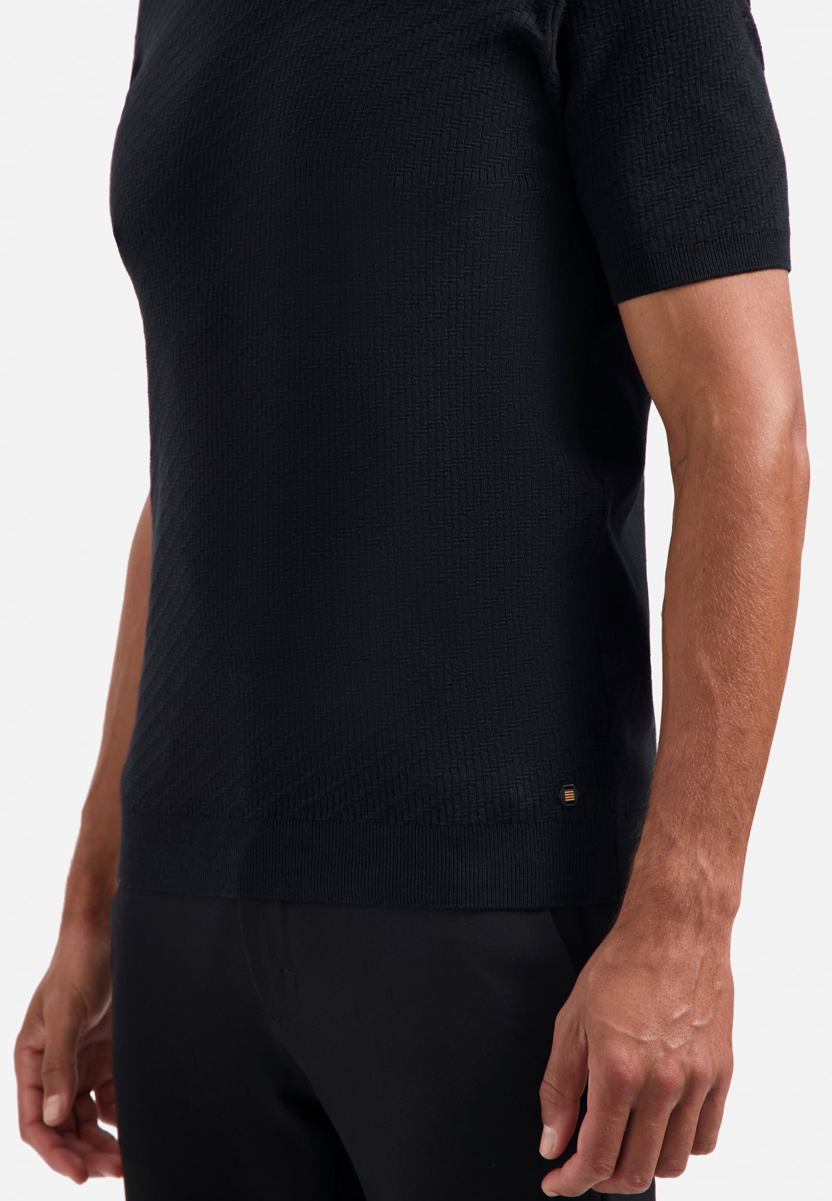 Knitted T-shirt | Black