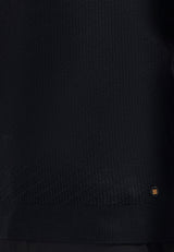 Knitted T-shirt | Black