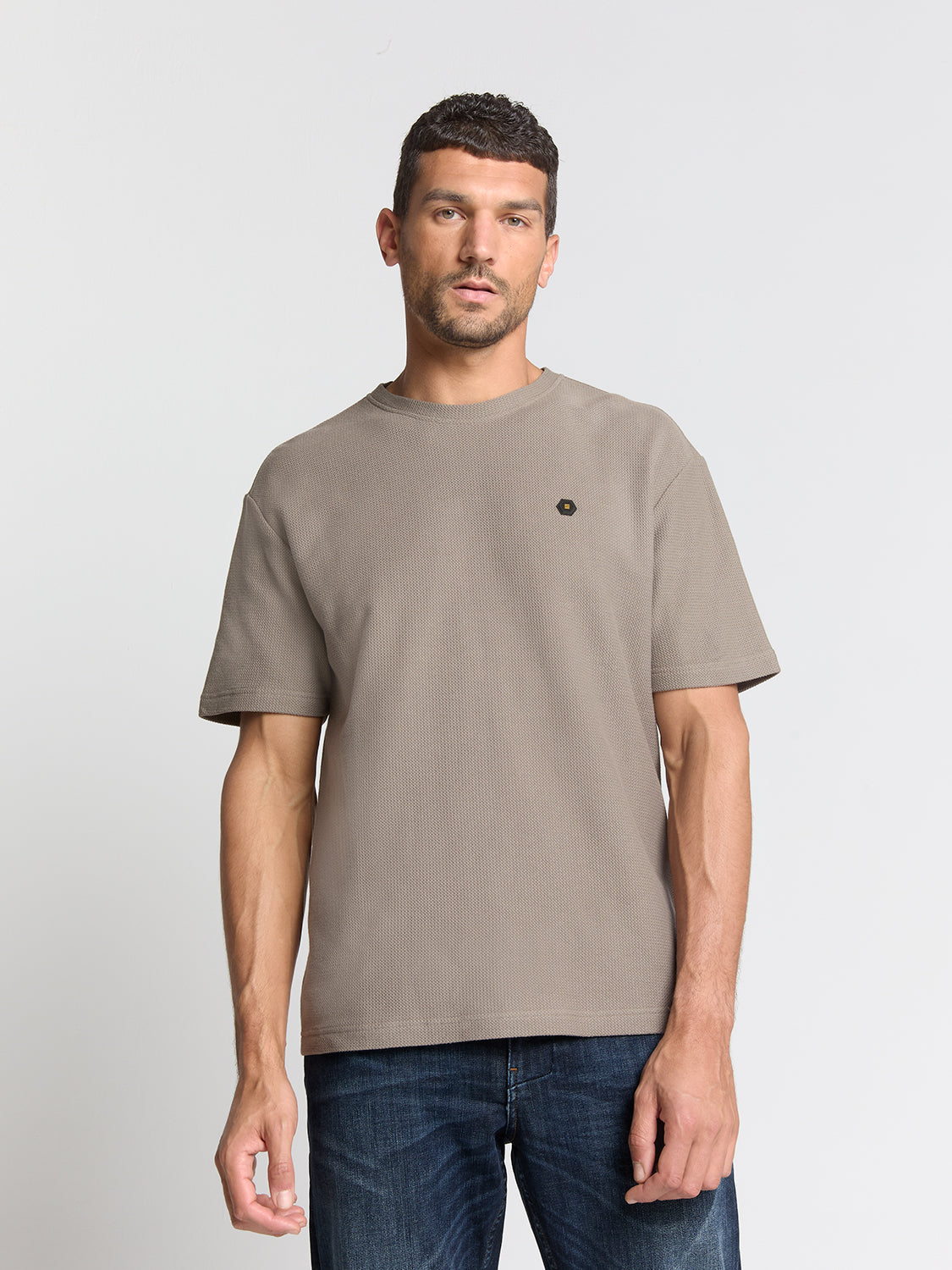 Relaxed fit T-shirt | Clay