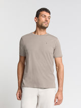 Crewneck T-shirt | Clay