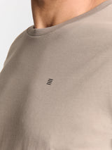Crewneck T-shirt | Clay