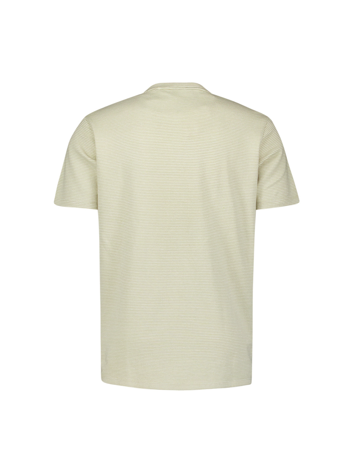 Striped melange T-shirt | Light Moss