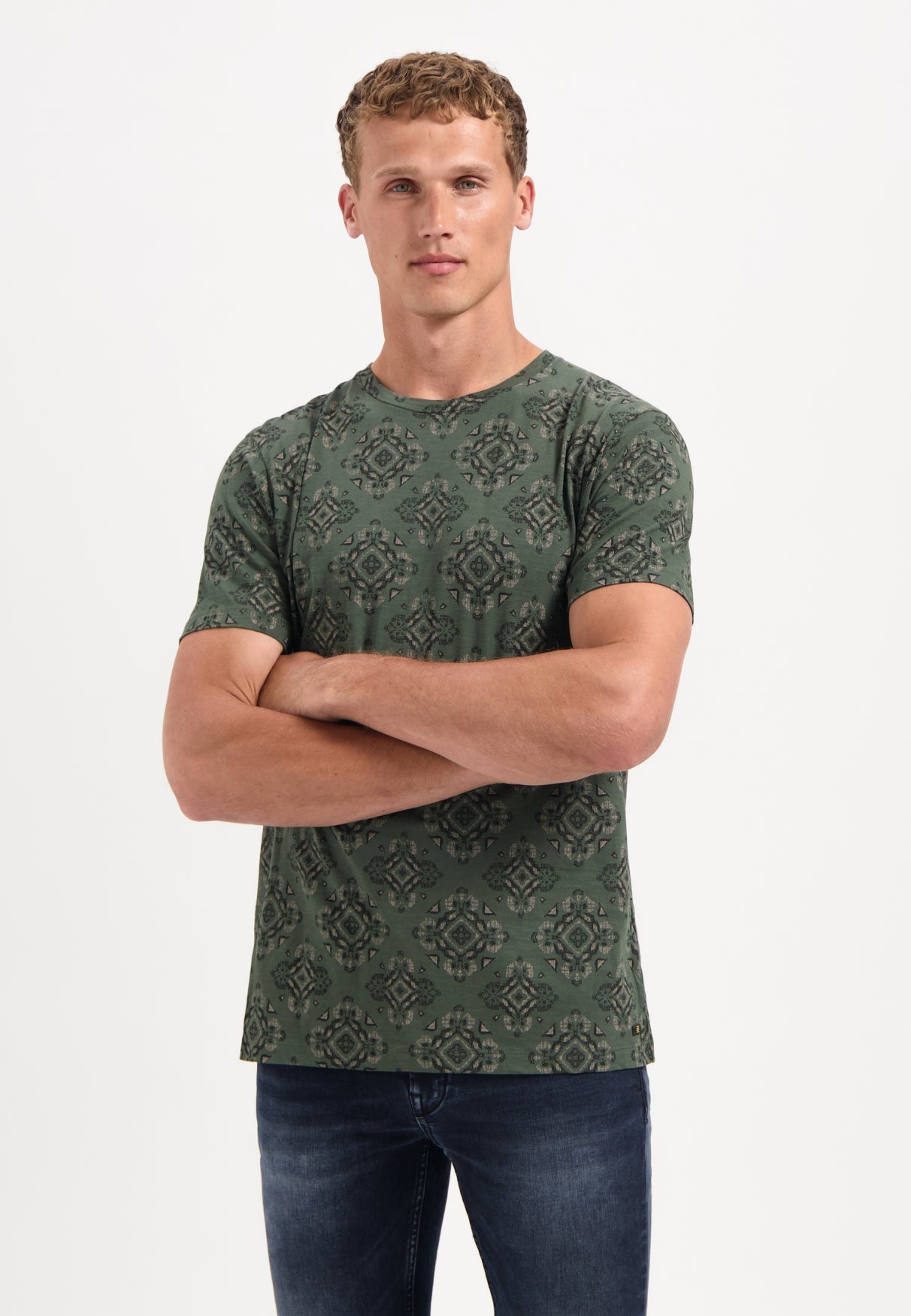 Printed T-shirt | Dark Green