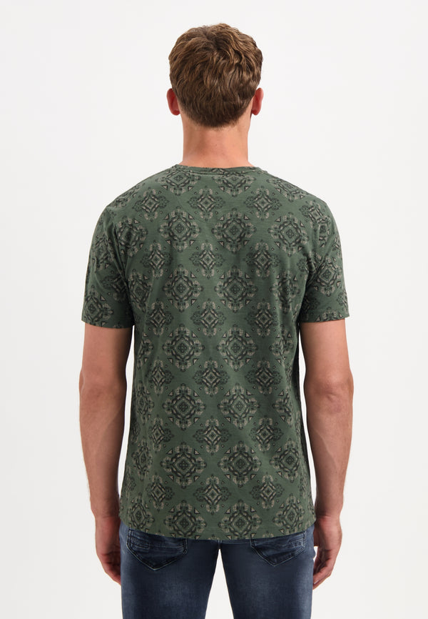 Printed T-shirt | Dark Green