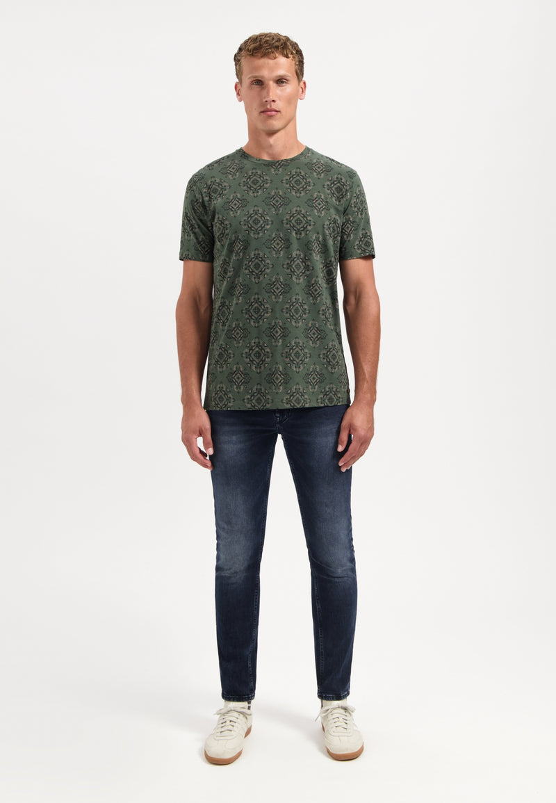 Printed T-shirt | Dark Green