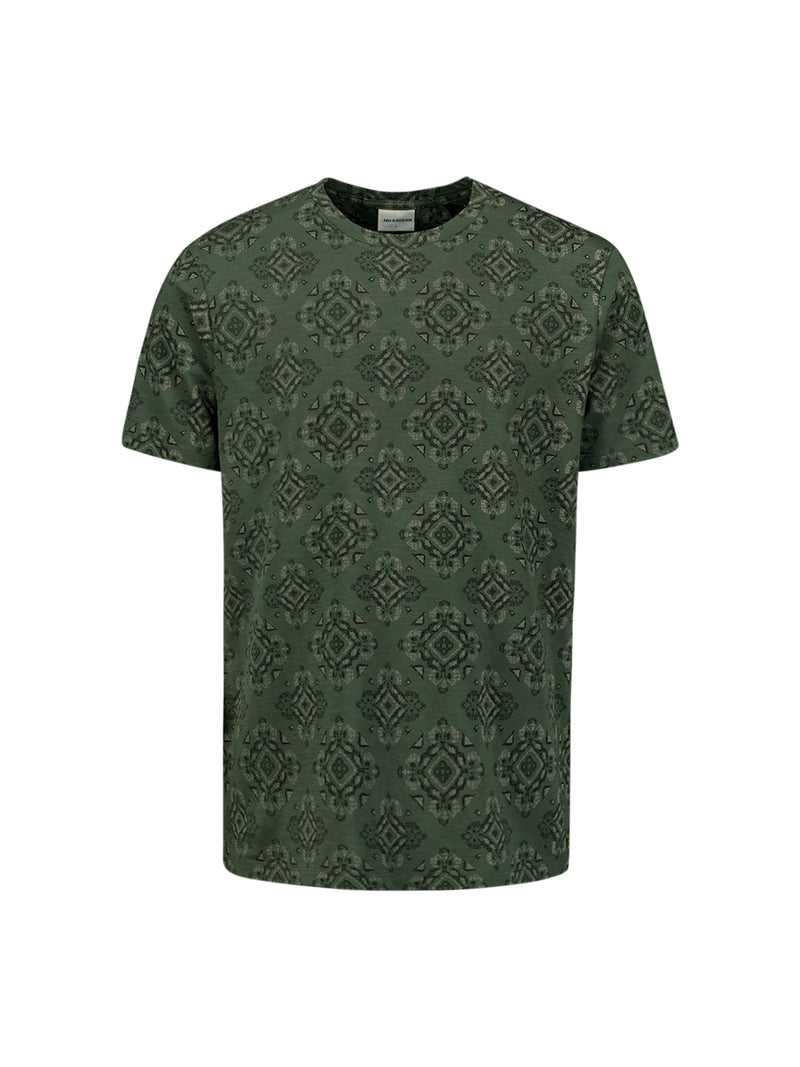 Printed T-shirt | Dark Green