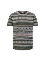 Jacquard T-shirt | Grey Melange
