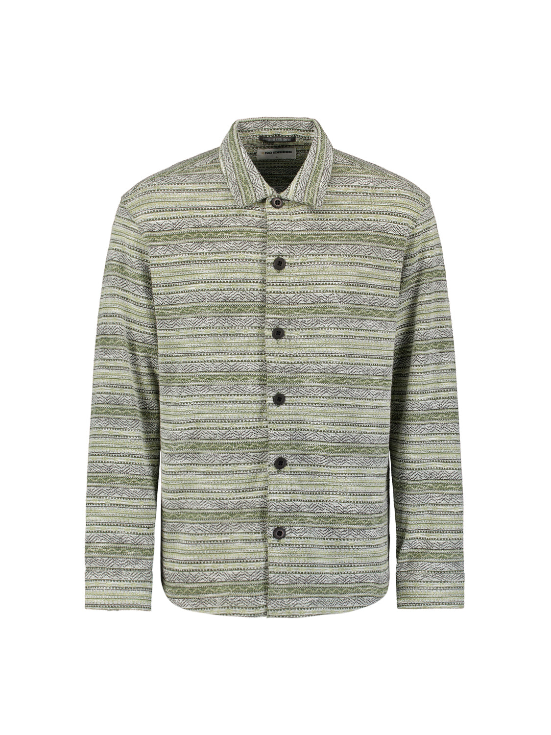 Knitted overshirt | Dark Green