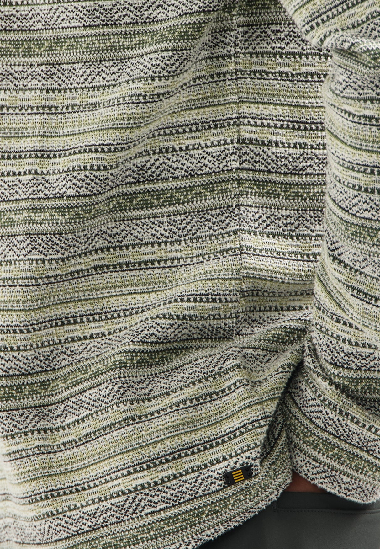 Knitted overshirt | Dark Green