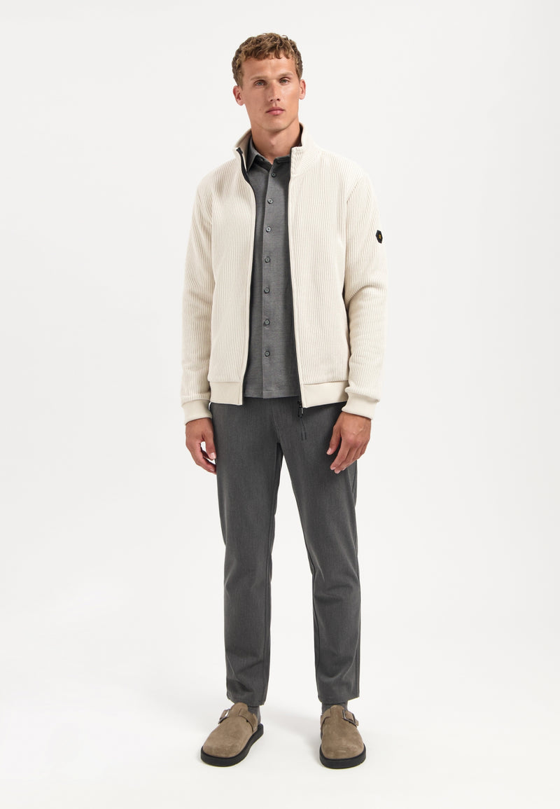 Melange jersey shirt | Dark Grey