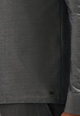 Melange jersey shirt | Dark Grey