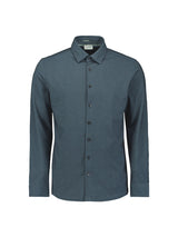 Melange jersey shirt | Washed Blue