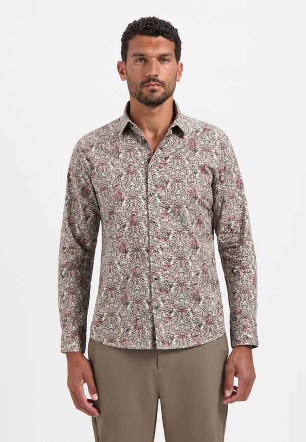 Printed shirt | Dark Grey