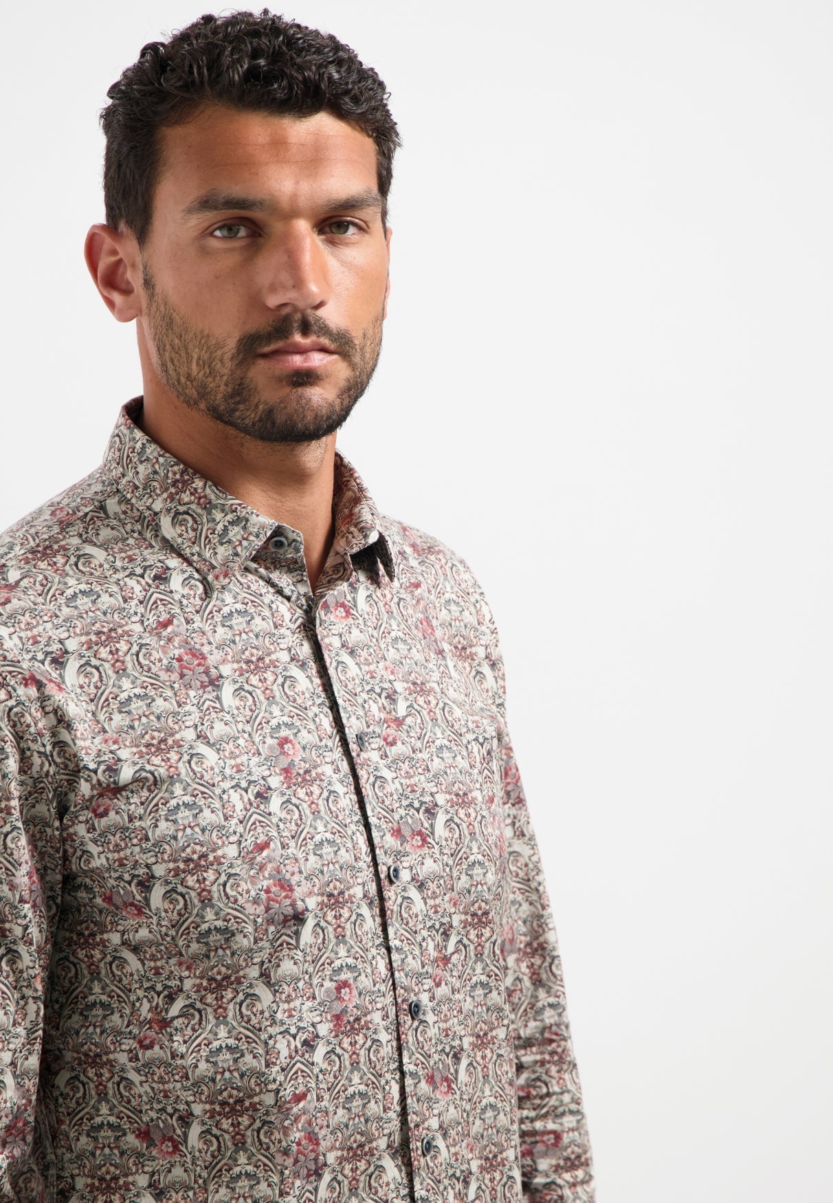 Printed shirt | Dark Grey