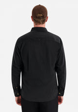 Corduroy shirt | Black