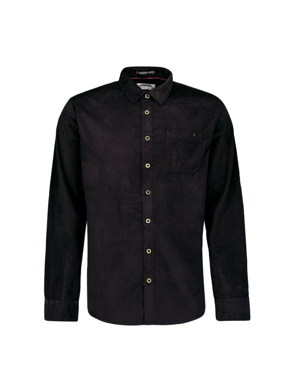 Corduroy shirt | Black