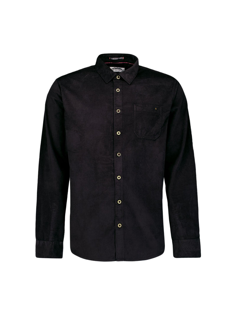 Corduroy shirt | Black