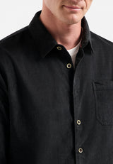 Corduroy shirt | Black