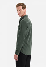 Corduroy shirt | Dark Green