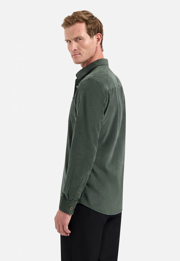 Corduroy shirt | Dark Green