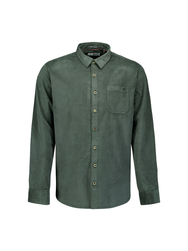 Corduroy shirt | Dark Green