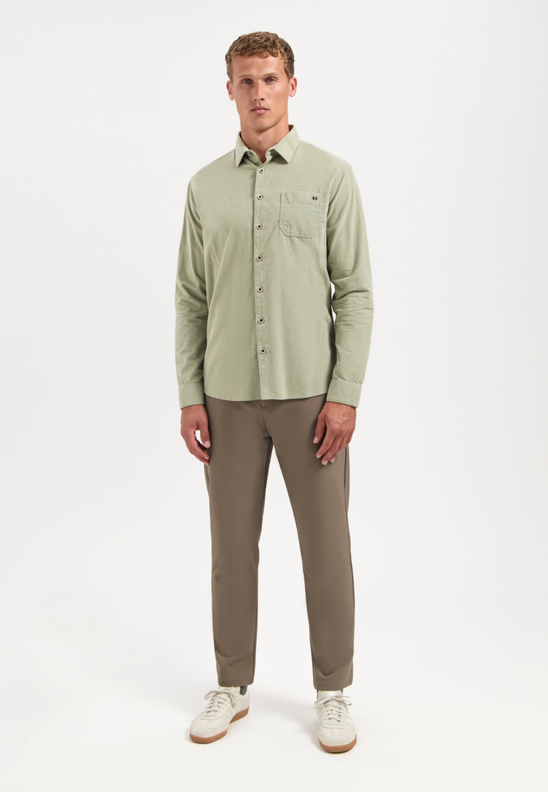 Corduroy shirt | Light Moss