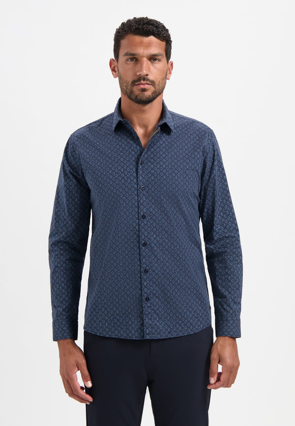 Printed stretch shirt | Night