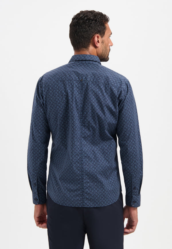 Printed stretch shirt | Night