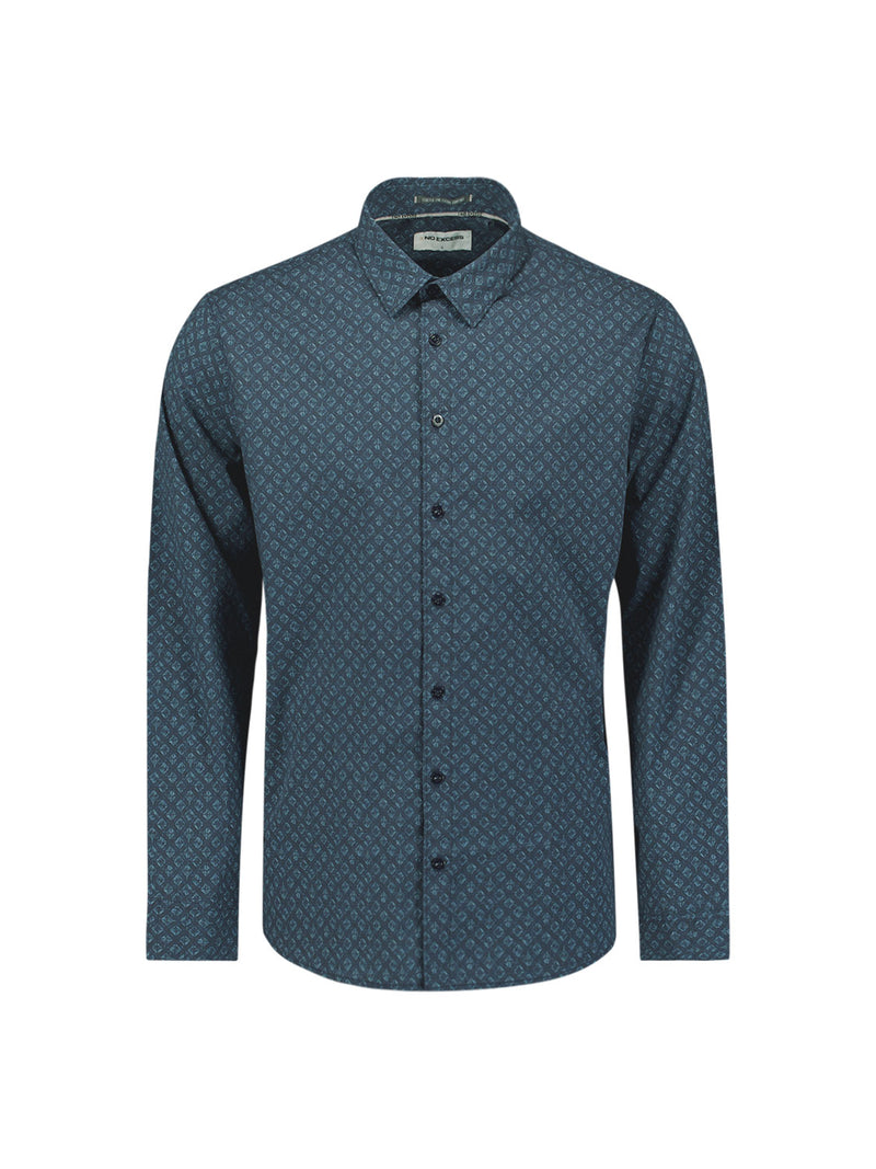 Printed stretch shirt | Night