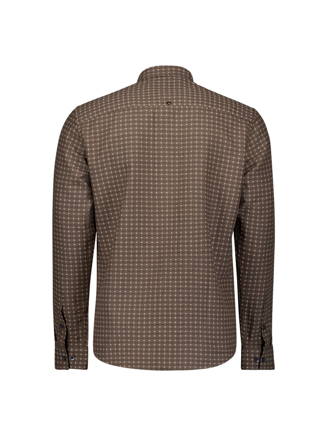 Woven jaquard shirt | Taupe