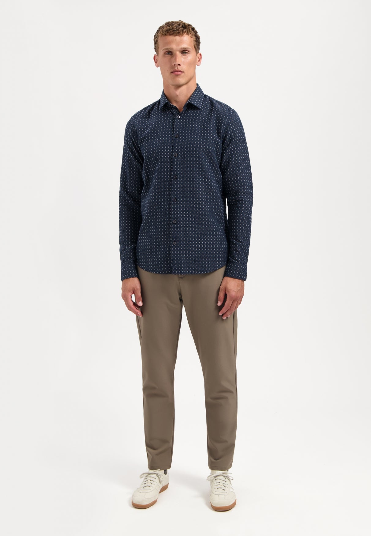 Woven jaquard shirt | Night