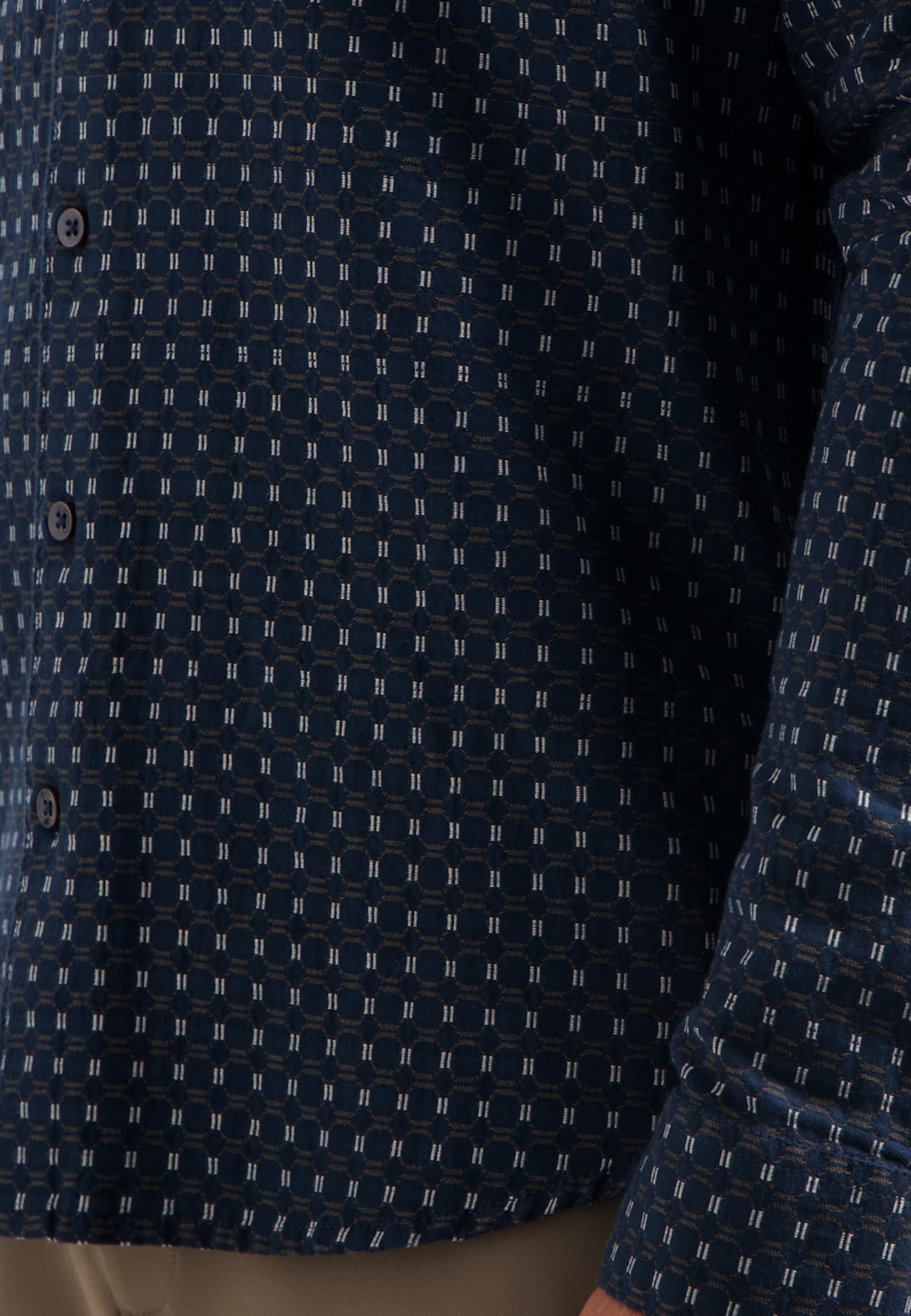 Woven jaquard shirt | Night