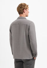 Button-up overshirt | Grey