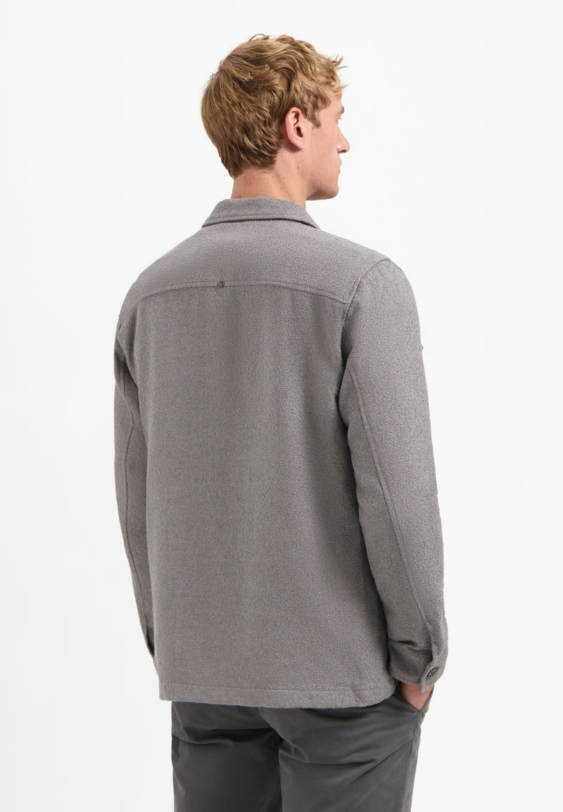 Button-up overshirt | Grey